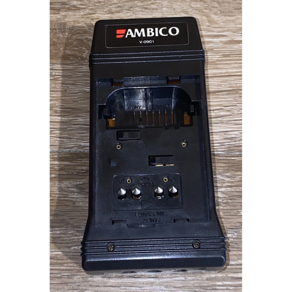 AMBICO V-0901 Lithium Ion Universal Li-ion Camcorder Battery Charger - No Plug